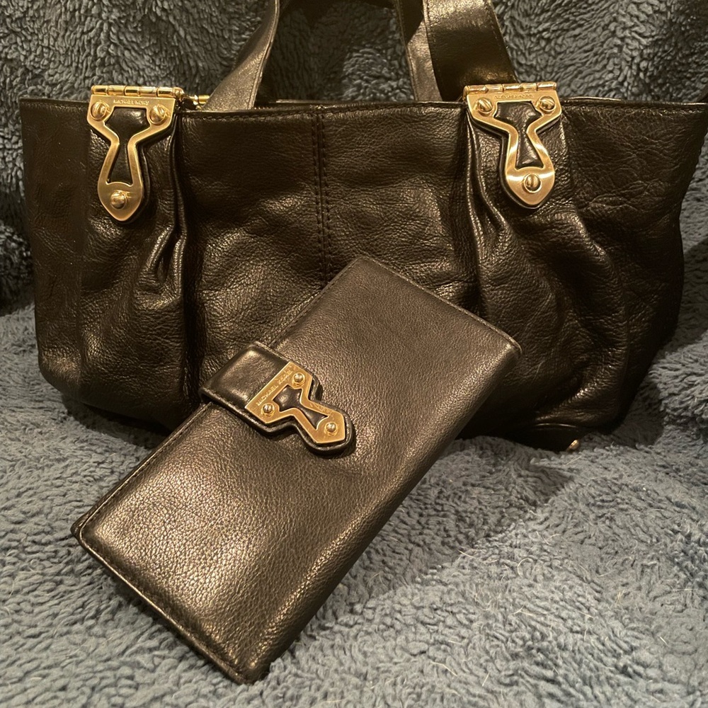 Michael Kors purse with matching wallet